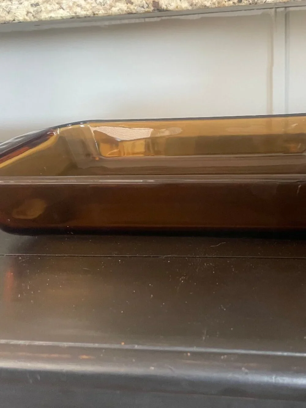 Anchor Hocking 1-1/2-QT. FIRE KING rectangle brown baker, c. late 1960's - 80's